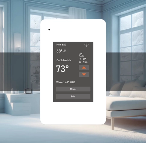 digital touch screen thermostat