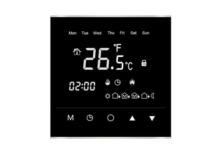 warmlife touch screen programming thermostat