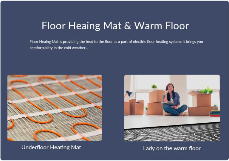 Mat-S Floor Heating Mat